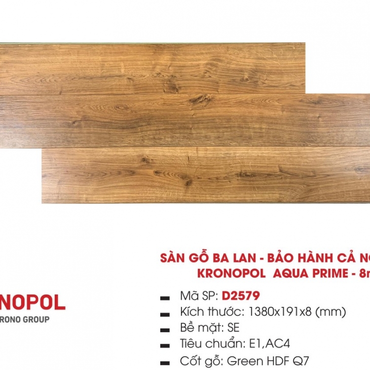 Sàn Gỗ KRONOPOL 8mm : D2579