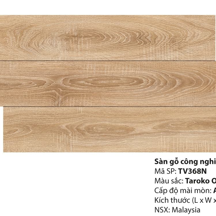 Sàn gỗ INOVAR 12mm : TV368N