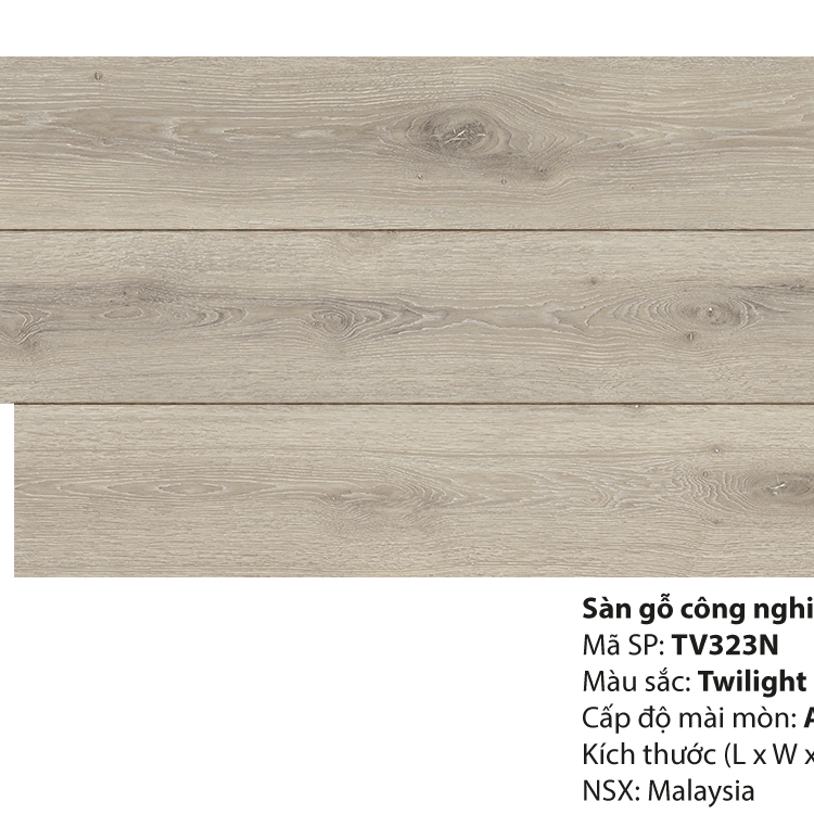 Sàn gỗ INOVAR 12mm : TV323N
